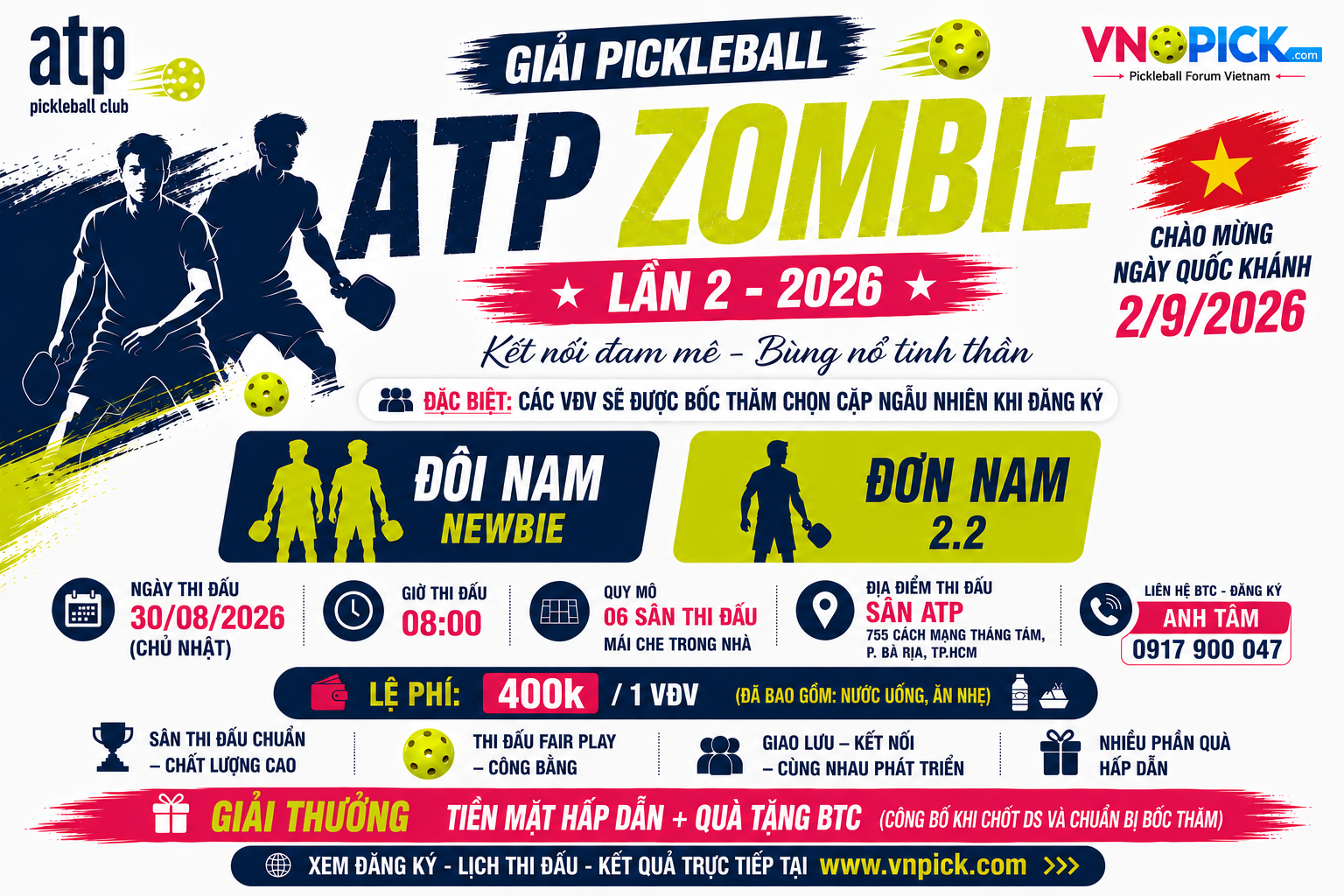 Giải Pick ATP Zombie lần 2- 2026